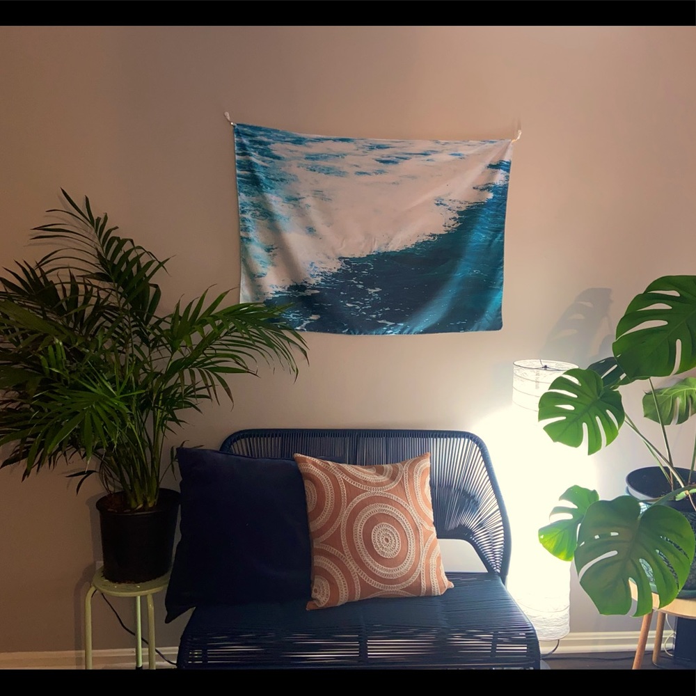 Small Beach Wave Tapestry